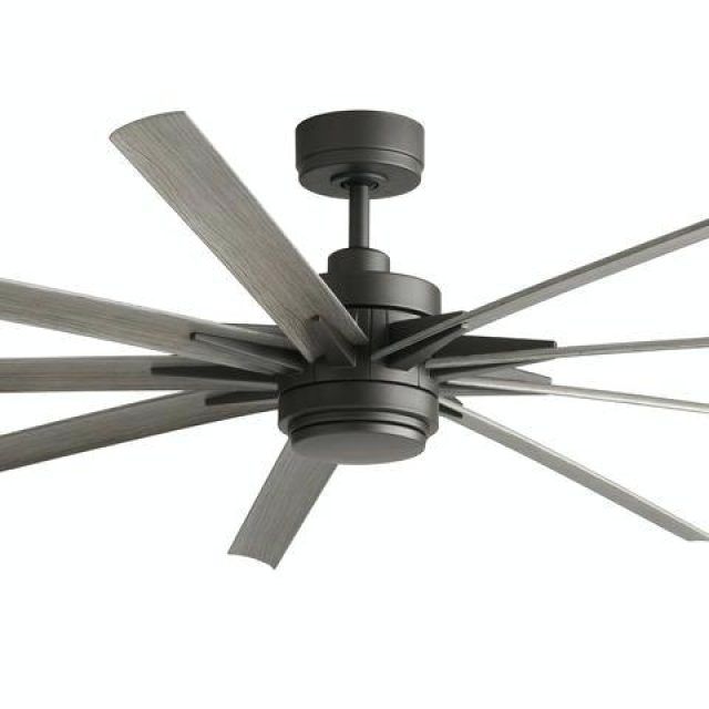 15 Ideas of Grey Outdoor Ceiling Fans