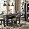 Jaxon 5 Piece Extension Counter Sets With Fabric Stools (Photo 14 of 25)