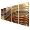 Large Abstract Metal Wall Art (Photo 9 of 15)