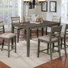 Laurent 7 Piece Rectangle Dining Sets With Wood Chairs (Photo 10 of 25)