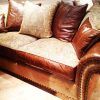 Leather And Cloth Sofas (Photo 10 of 15)