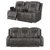 2Pc Maddox Left Arm Facing Sectional Sofas With Cuddler Brown (Photo 15 of 20)
