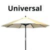 Madalyn Rectangular Market Sunbrella Umbrellas (Photo 15 of 25)