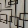 Abstract Geometric Metal Wall Art (Photo 11 of 15)