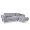 Dulce Mid-Century Chaise Sofas Light Gray (Photo 9 of 25)