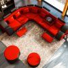 Red Black Sectional Sofas (Photo 6 of 15)
