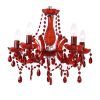 Red Chandeliers (Photo 6 of 15)