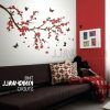 Red Cherry Blossom Wall Art (Photo 7 of 15)