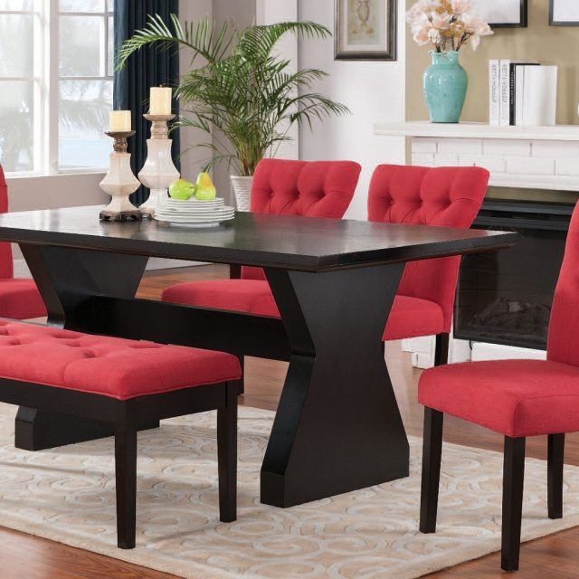 2024 Latest Red Dining Table Sets