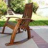 Rocking Chair Outdoor Wooden (Photo 15 of 15)