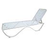 White Outdoor Chaise Lounges (Photo 10 of 15)