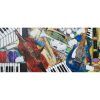 Abstract Musical Notes Piano Jazz Wall Artwork (Photo 14 of 15)