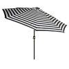 Striped Sunbrella Patio Umbrellas (Photo 1 of 15)