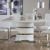 White Gloss Dining Sets (Photo 19 of 25)