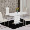 White Gloss Extending Dining Tables (Photo 3 of 25)