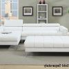 White Leather Sectionals With Chaise (Photo 3 of 15)