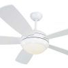 White Outdoor Ceiling Fans With Lights (Photo 2 of 15)