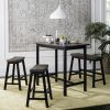 Berrios 3 Piece Counter Height Dining Sets (Photo 16 of 25)