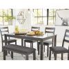 Charcoal Transitional 6-Seating Rectangular Dining Tables (Photo 18 of 25)