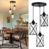 Clear Glass Shade Lantern Chandeliers (Photo 15 of 15)