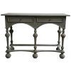 Rustic Bronze Patina Console Tables (Photo 2 of 15)