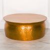 Glossy Finished Metal Coffee Tables (Photo 4 of 15)