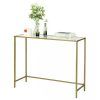 Metallic Gold Console Tables (Photo 13 of 15)