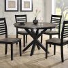 Hanska Wooden 5 Piece Counter Height Dining Table Sets (Set Of 5) (Photo 17 of 25)