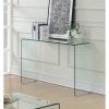 Silver And Acrylic Console Tables (Photo 2 of 15)