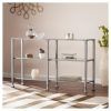 Silver Stainless Steel Console Tables (Photo 9 of 15)