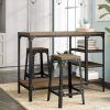 Berrios 3 Piece Counter Height Dining Sets (Photo 5 of 25)