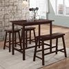 Kernville 3 Piece Counter Height Dining Sets (Photo 9 of 25)