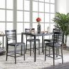 Taulbee 5 Piece Dining Sets (Photo 17 of 25)