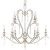 Four-Light Antique Silver Chandeliers (Photo 7 of 15)