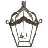 French Iron Lantern Chandeliers (Photo 6 of 15)