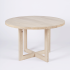25 Best Collection of Solid Wood Circular Dining Tables White