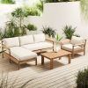 Outdoor Cushioned Chair Loveseat Tables (Photo 11 of 15)