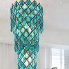Large Turquoise Chandeliers (Photo 9 of 15)