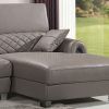 2Pc Crowningshield Contemporary Chaise Sofas Light Gray (Photo 14 of 25)