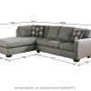 2Pc Crowningshield Contemporary Chaise Sofas Light Gray (Photo 15 of 25)