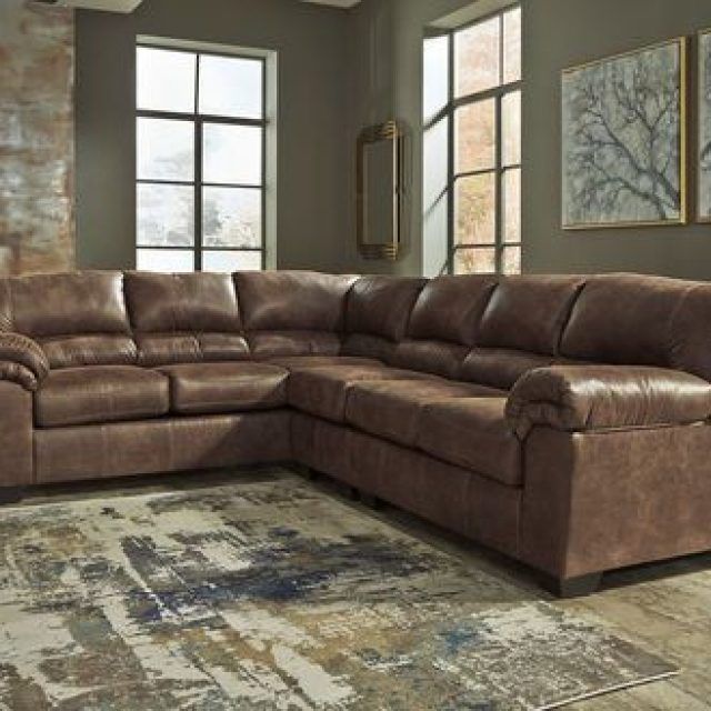 2024 Best of 2pc Maddox Left Arm Facing Sectional Sofas with Chaise Brown