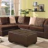 2Pc Maddox Left Arm Facing Sectional Sofas With Chaise Brown (Photo 20 of 25)