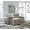 2Pc Maddox Right Arm Facing Sectional Sofas With Chaise Brown (Photo 12 of 25)