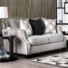 2Pc Polyfiber Sectional Sofas With Nailhead Trims Gray (Photo 20 of 25)