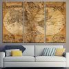 Old World Map Wall Art (Photo 9 of 15)