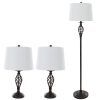 3 Piece Set Standing Lamps (Photo 8 of 15)