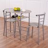 3 Pieces Dining Tables And Chair Set (Photo 22 of 25)