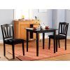 3 Pieces Dining Tables And Chair Set (Photo 5 of 25)