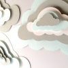 3D Clouds Out Of Paper Wall Art (Photo 3 of 15)