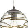 Bubbles Clear And Natural Brass One-Light Chandeliers (Photo 11 of 15)